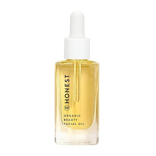 Honest Beauty Aceite facial orgánico de belleza con aguacate albaricoque aceite de jojoba Dermatólogos probado hipoalergénico y vegano libre de