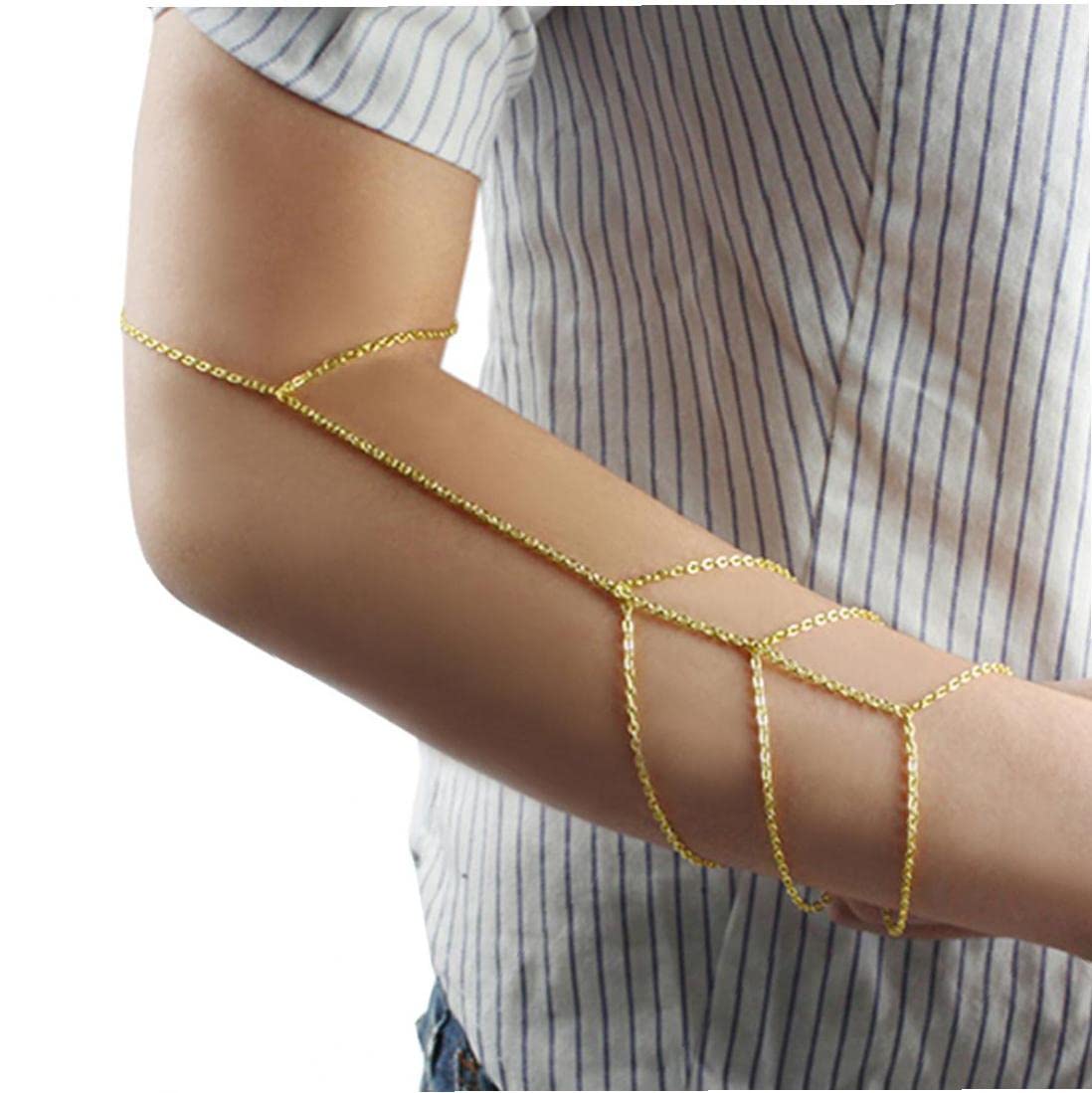 Amazon.co.jp: アームチェーン アッパーアームバンド カフハーネス