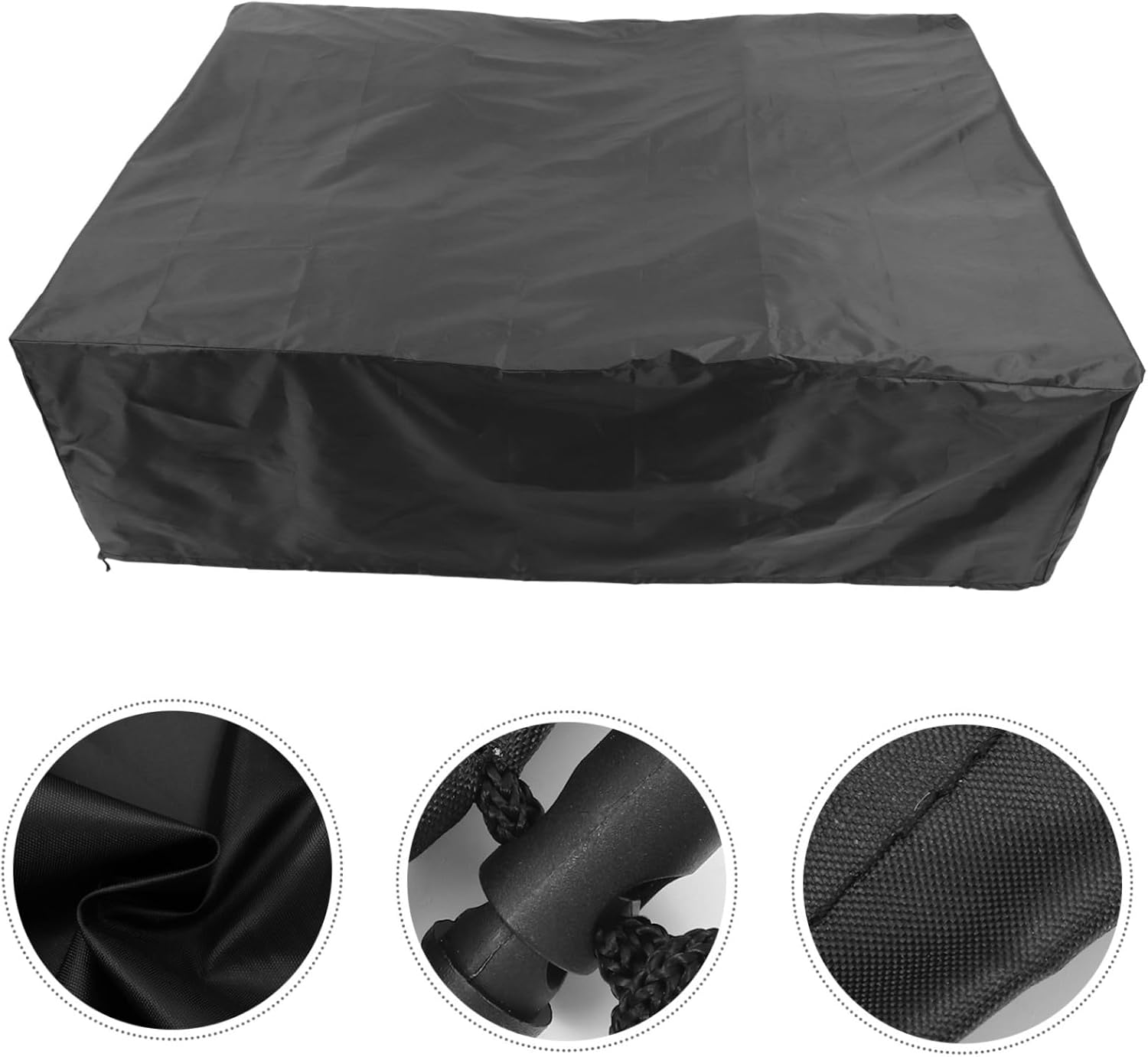 Soccer Table Cover Foosball Shield Indoor Game Table Protection Black Dustproof and Easy to Install