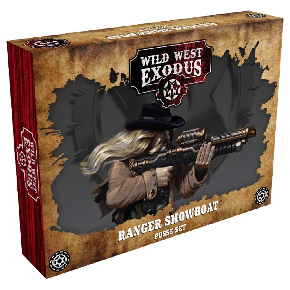 Wild West Exodus Ranger Showboat Posse Set - Tabletop Game - 2 Players - Age 18+