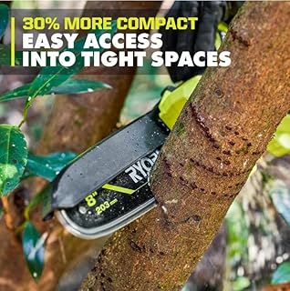 RYOBI 18V Brushless 8 in. Battery Compact Pruning Mini Chainsaw (Tool Only)