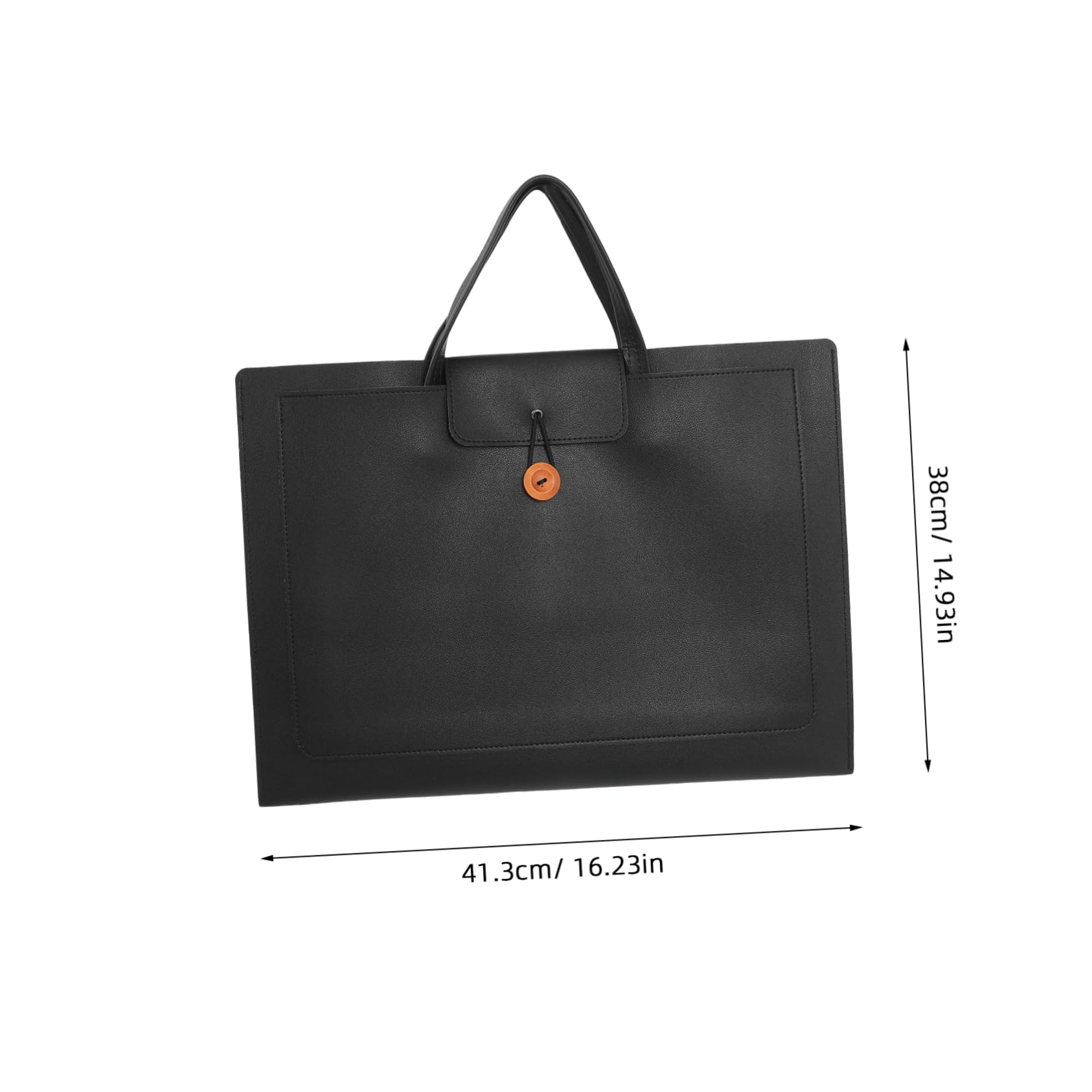 Borsa da Lavoro in Pelle Pu per Laptop con Manico Ergonomico e Tasche Esterne Accesso Rapido per Viaggi Ufficio e Pendolarismo