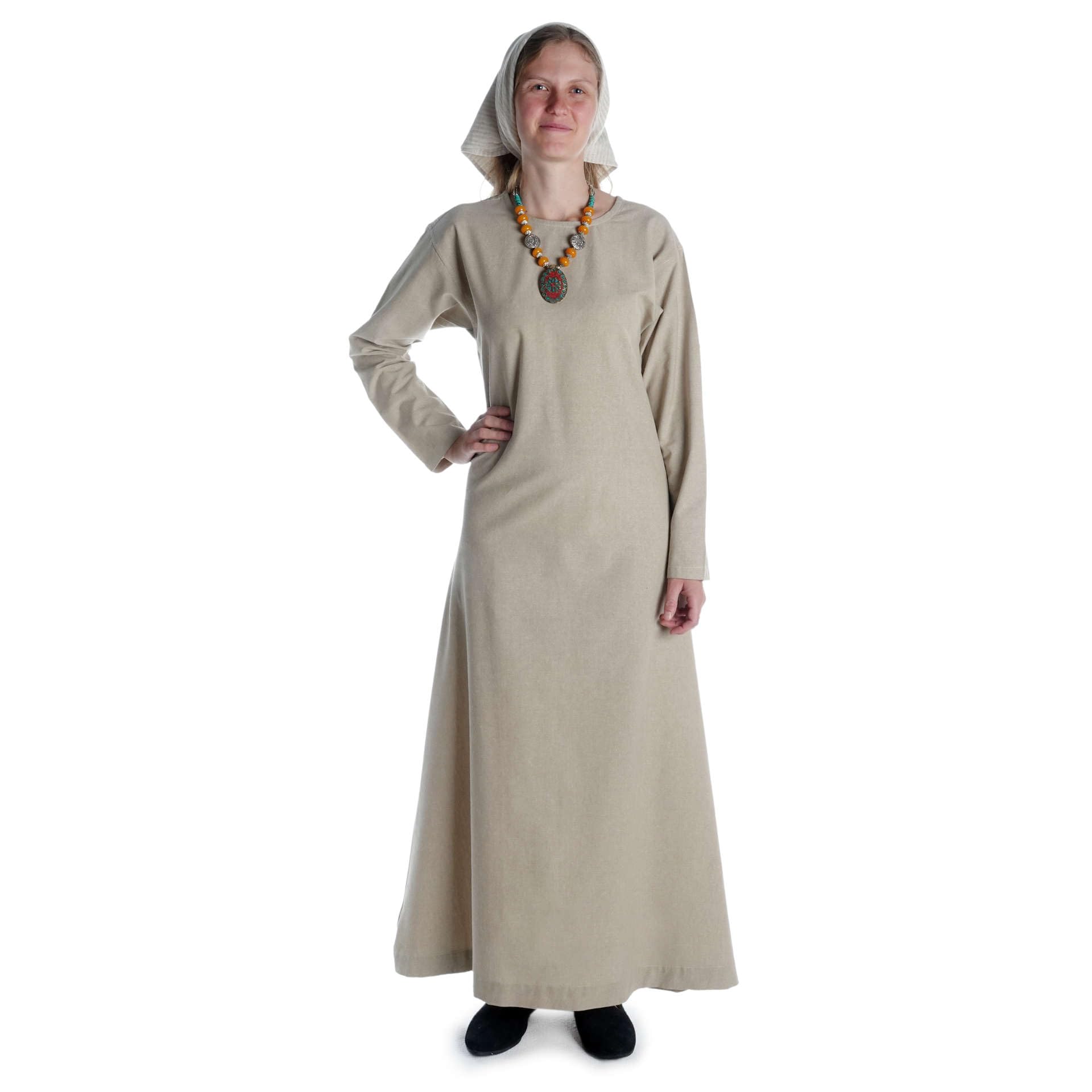 Hemad Women's Hemp Colours Meliur Medieval Cotte Pure Cotton Underdress, S-M