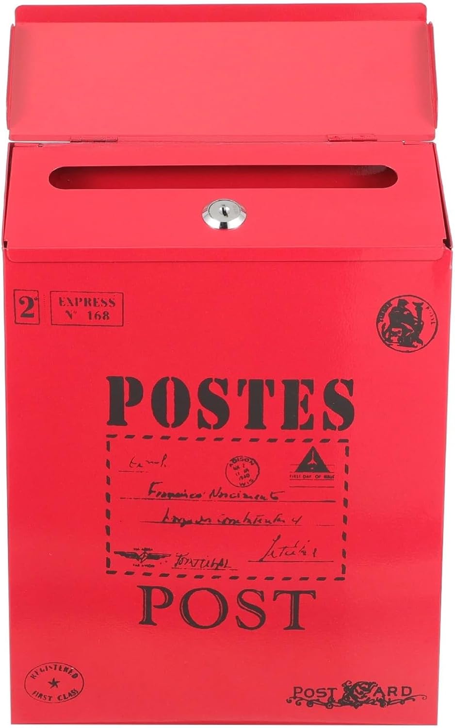 Wall Mount Mailbox Mailbox Wall Mount Mail Boxes for House Outside Buzones De Correo para Casa Exterior