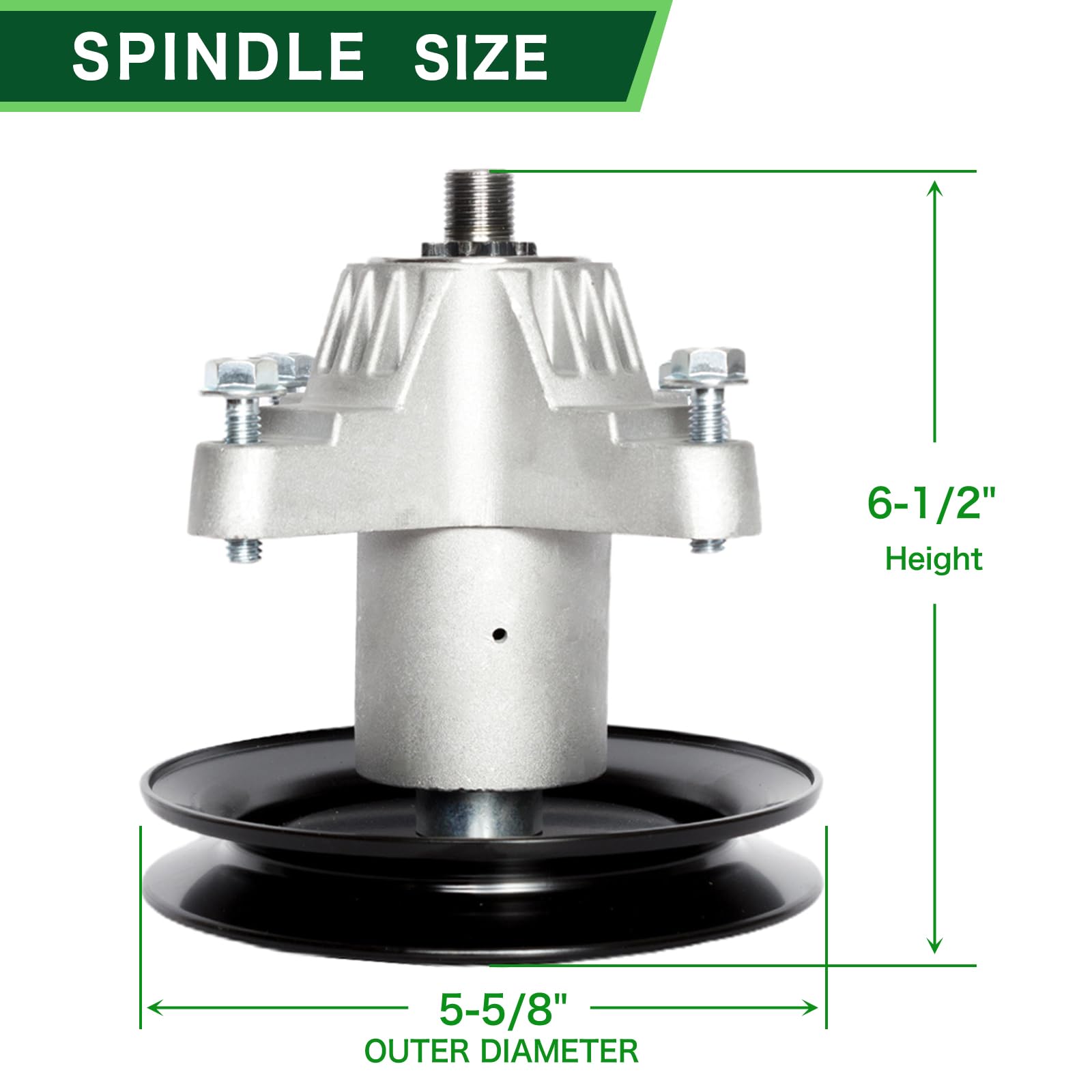 618-04197 - Conjunto de husillo para cortacésped MTD Cub Cad et 918-04197 918-0427 618-0427