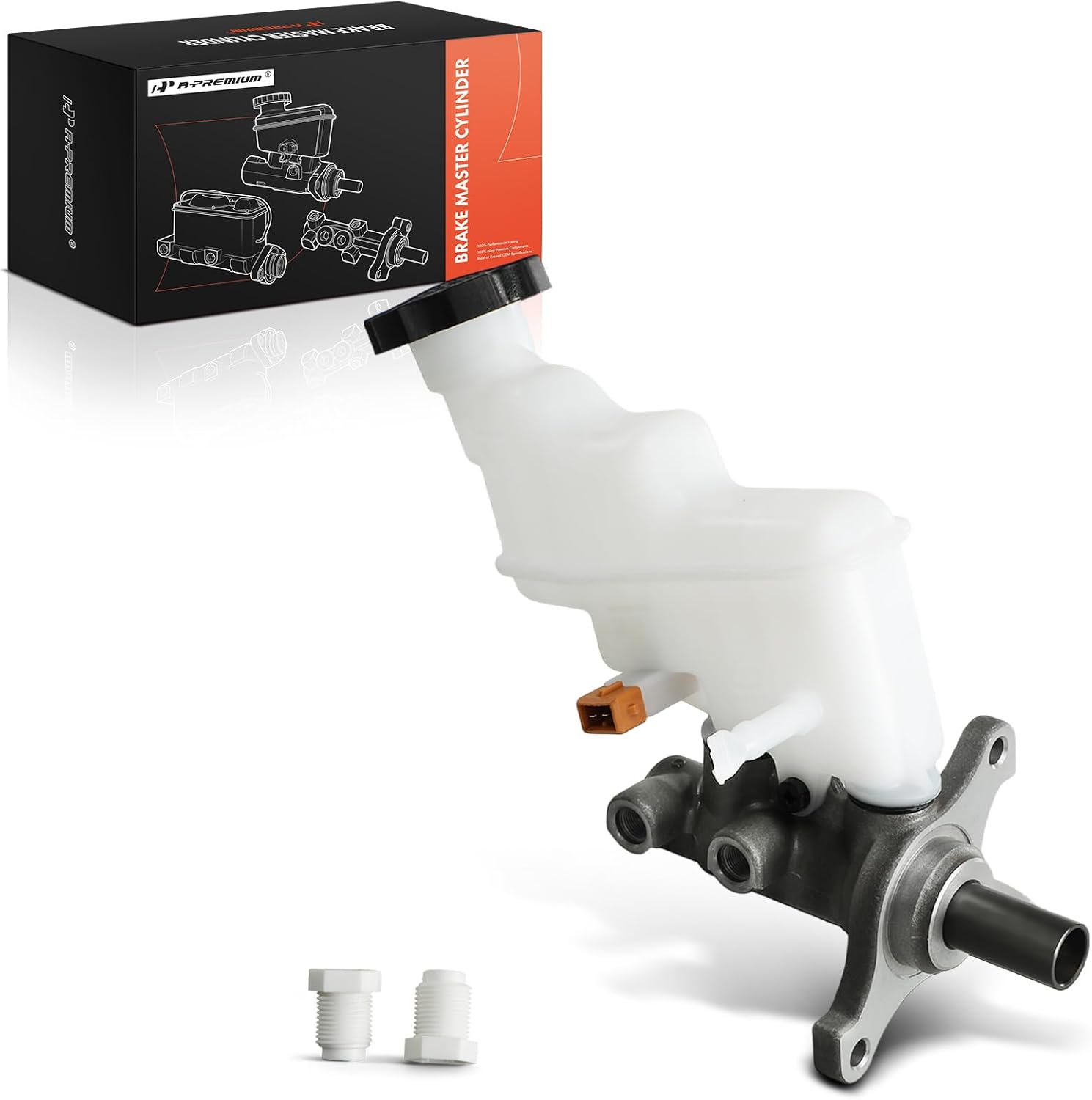 A-Premium Brake Master Cylinder with Reservoir and Sensor Compatible with Hyundai and Kia Vehicles - Accent 2012-2017, Rio 2012-2015