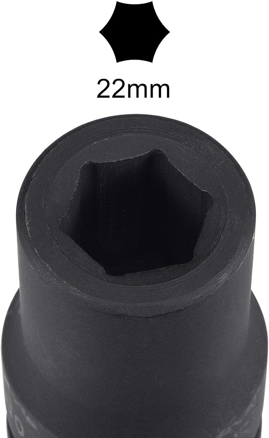 TA-VIGOR 1 Inch Drive by 22mm Square Impact Socket, Durable Reliable CR-MO 80mm Length, Standard Metric Sizes for Home Car Repair - Image 4