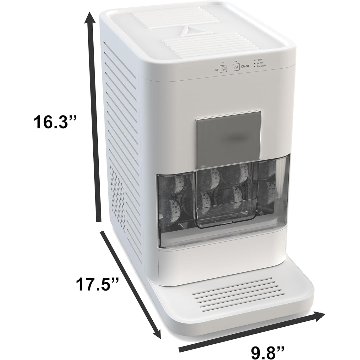 Ice Maker Machine, Portable Countertop Sphere Ice Machine, With Auto Self-Cleaning Function, 84 Sphere Capacity,For Home/Bar on Fridge.com - View 3