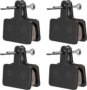 Bike Brake Pads, High-Performance Brake Pads, Disc Brake Pads & Spring Semi-Metallic&Resin for Mountain Bike Disc Brakes,Bike Pads Compatible with TRP Tektro Shimano Deore Br