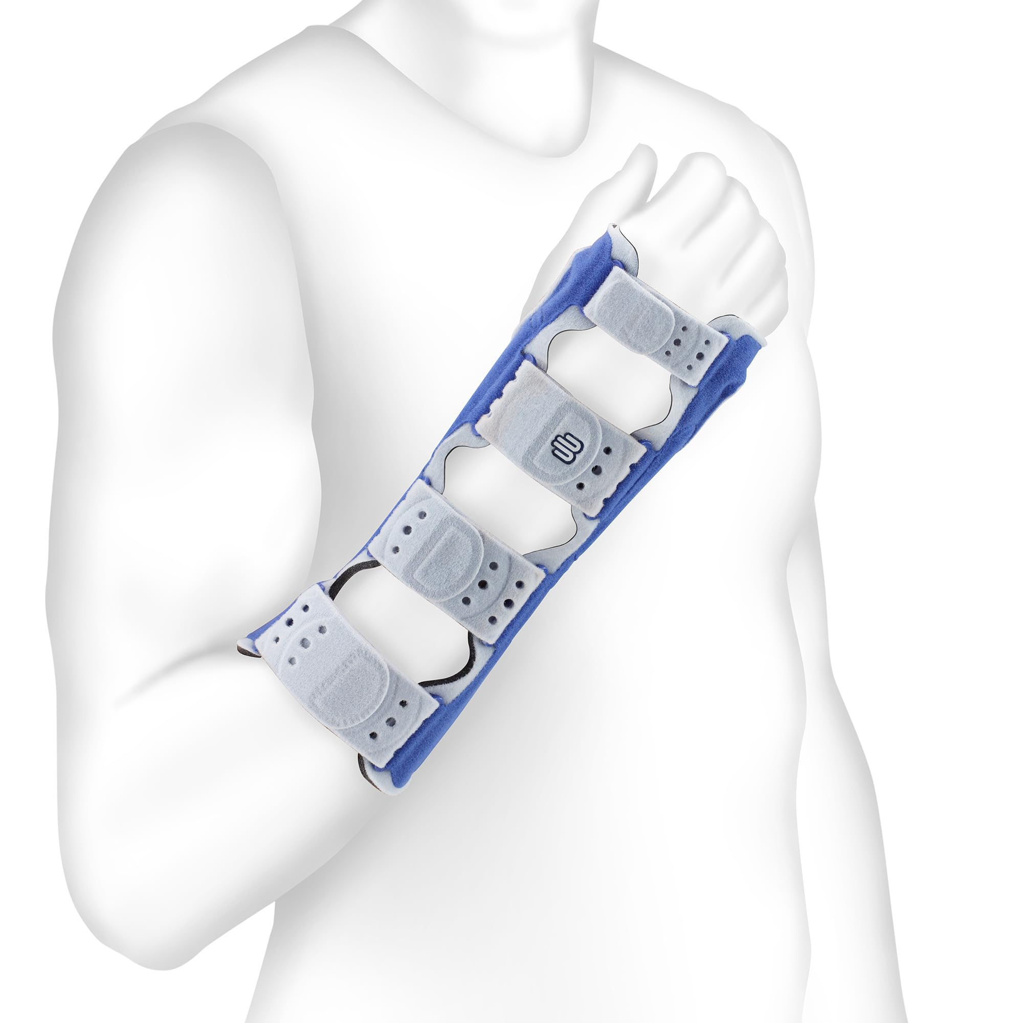 Bauerfeind Ortesi per Polso ManuLoc Lungo, Titano, Taglia 2