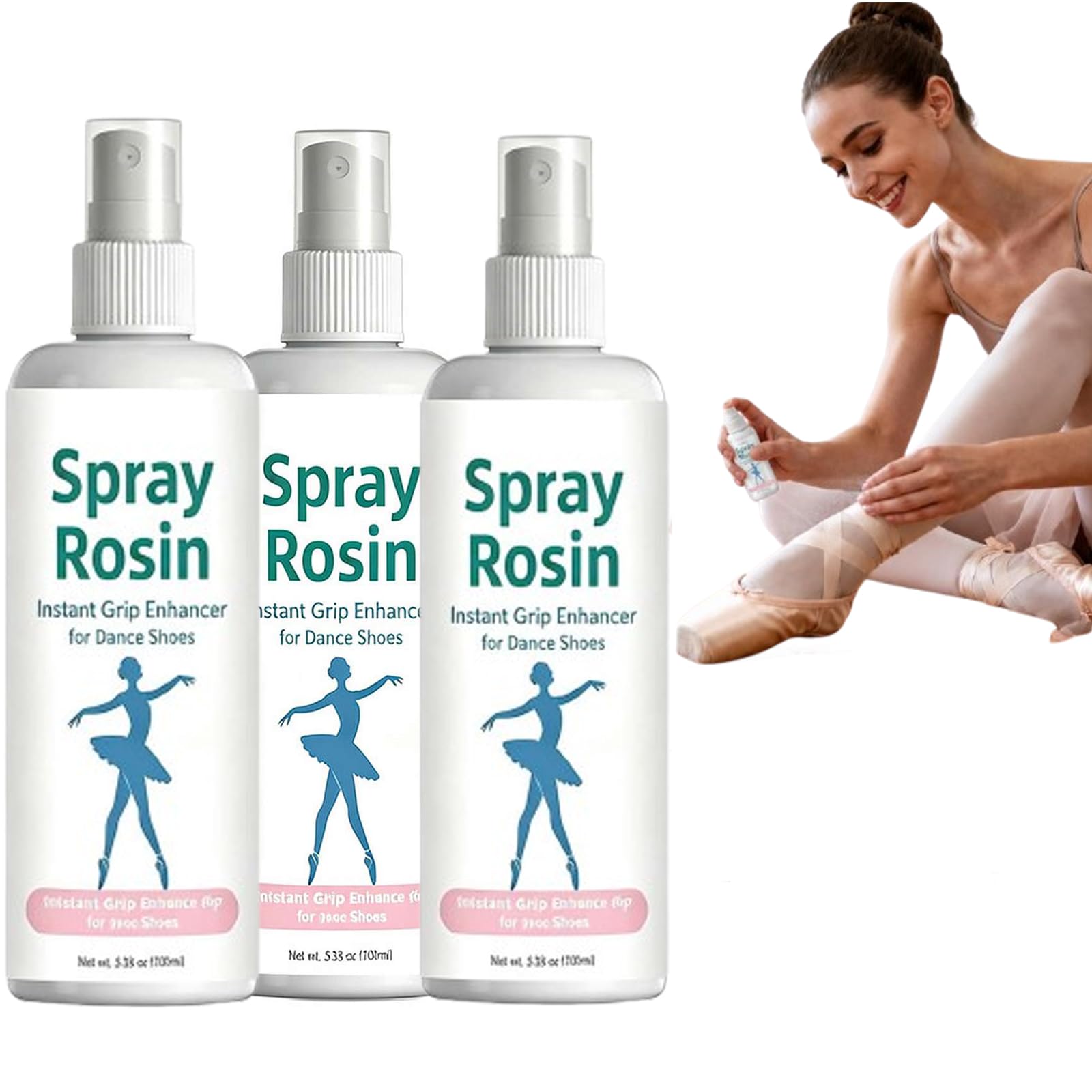 Spray Rosin Ballerines, Portable Non-Slip with Refined Texture