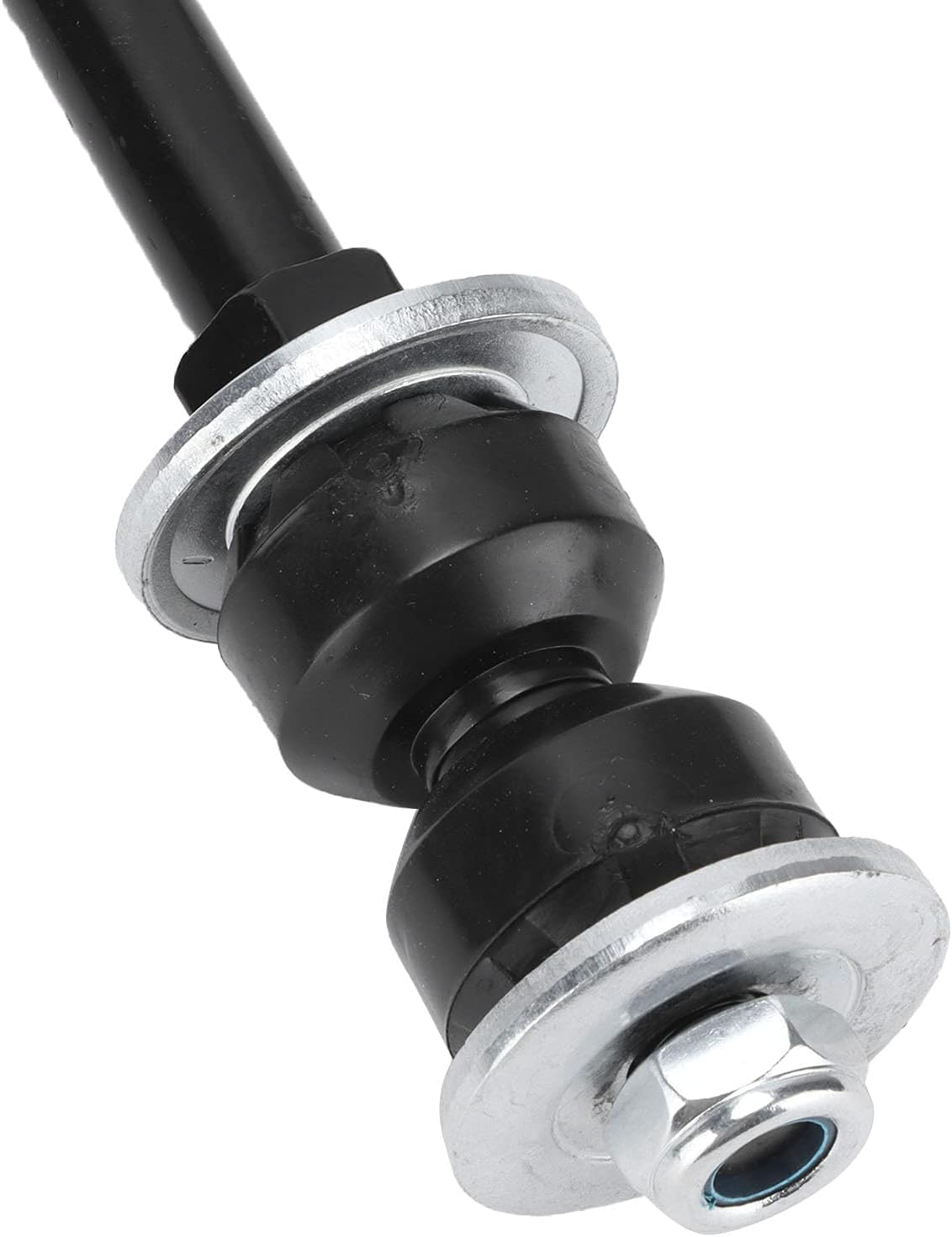 Aramox 2 Pièces Liens D'extrémité de Barre Stabilisatrice Avant, Remplacement de Lien de Barre Stabilisatrice Anti-roulis Noir pour 1500 5LUG 4WD 2006-2017