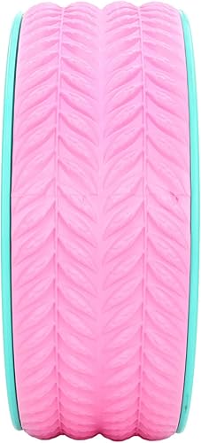 Miniatura 8 de TOPINCN Yoga Wheel Yogas Roller Yoga Back Roller for Core Strengthening Back Massage Posture Correction with Non Slip Supports