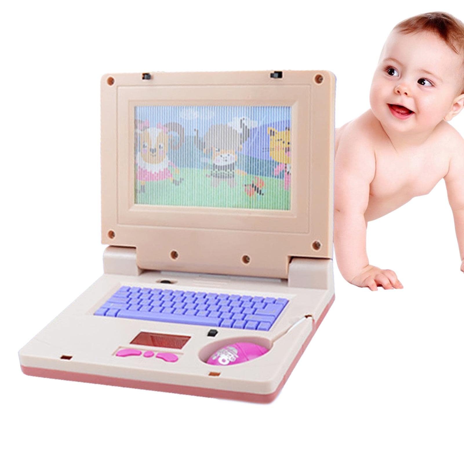 レトロポップな赤いPC★すぐに使える！初心者向け★かんたん多機能で高速★ノートパソコン本体 Amazon | [TAOHUA]子供玩具 ノートパソコンのおもちゃ 赤ちゃん
