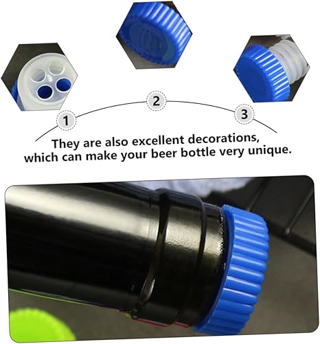 Miniatura 6 de Tapón de botella sellador de botellas de vidrio para vasos de vino, tapón para botella de vino, tapones de silicona para bebidas, tapones para