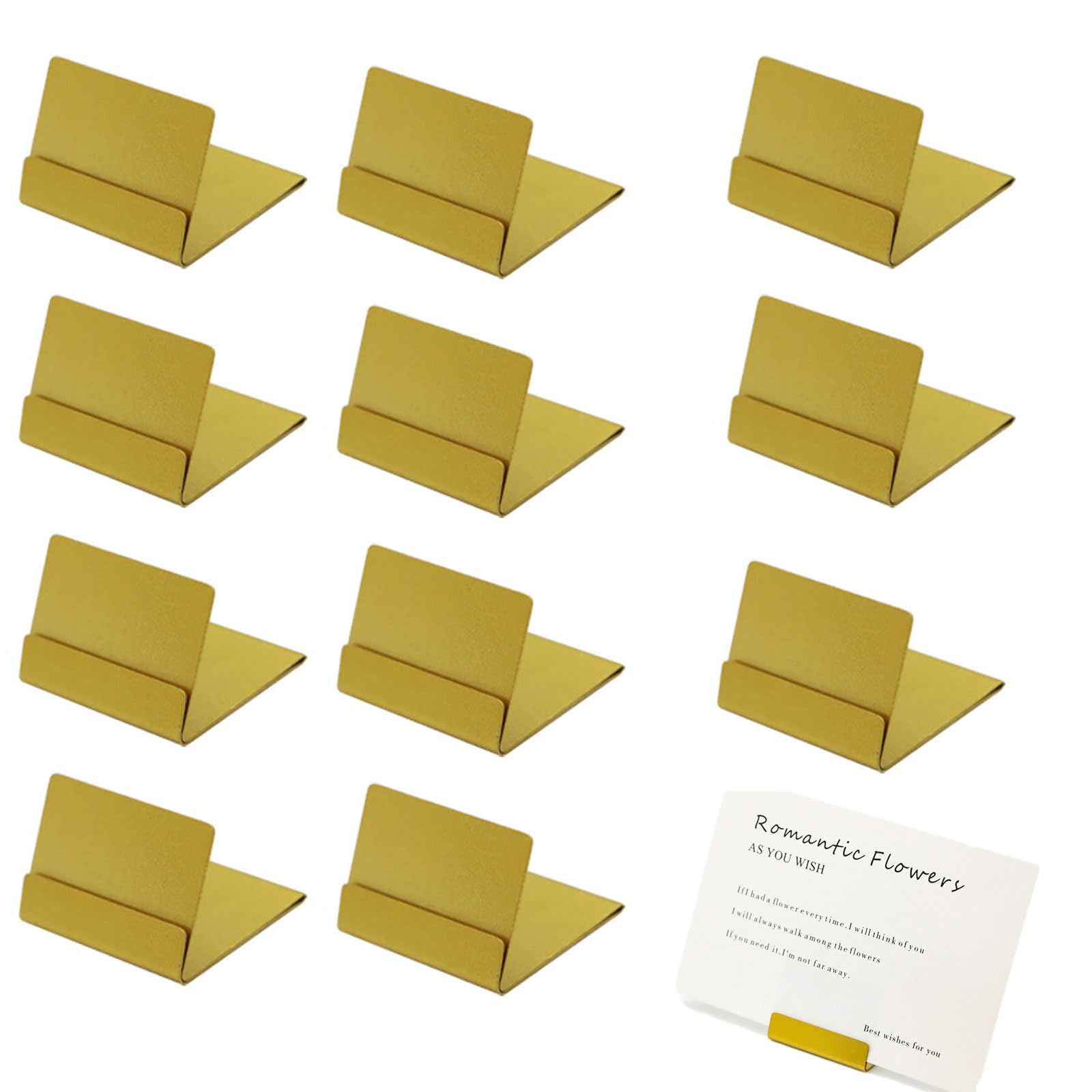 12 Pcs Porte-Cartes De Table En Métal, Porte Nom Table, Pour Mariage, Fête