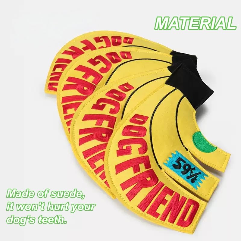 Juguete Squeaky Banana Flying Disc para Perros Medianos y Grandes miniatura 3