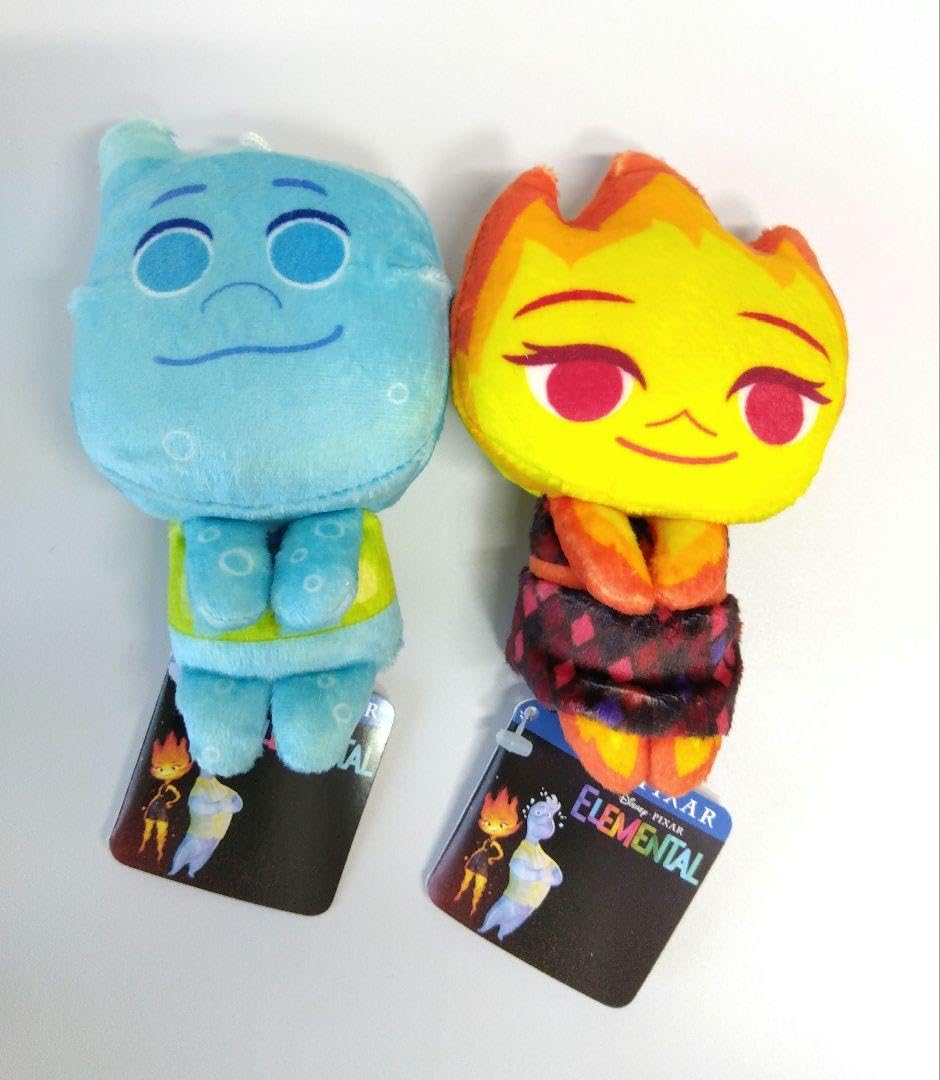 【未使用タグ付き】PIXAR マイ・エレメント　ウエイド&エンバーぬいぐるみ Amazon.co.jp: マイエレメント マスコット マイエレメントぬいぐるみ
