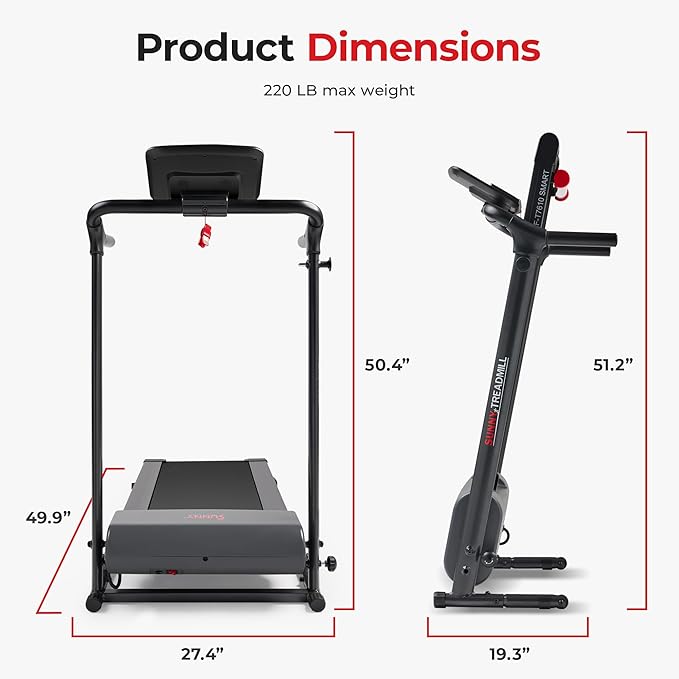 Caminadora Eléctrica Plegable Compacta con Bluetooth y Monitor LCD - Smart miniatura 6