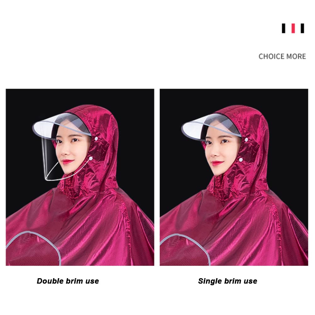Chubasquero para Coche eléctrico, Cubierta para Motocicleta, Poncho Impermeable para la Lluvia para Adultos, Capa para Scooter de Movilidad (púrpura 3XL)