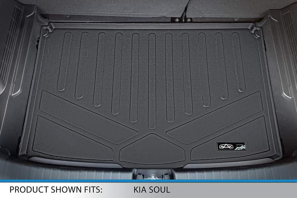 SMARTLINER Custom Fit Cargo Trunk Liner Floor Mat Behind 2nd Row Compatible with 2020-2025 Kia Soul