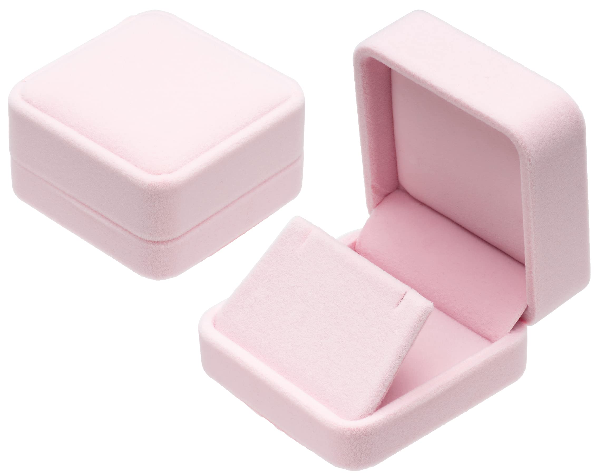 Amazon.com: Giftop Velvet Earring Gift Boxes Jewelry Box (Pink