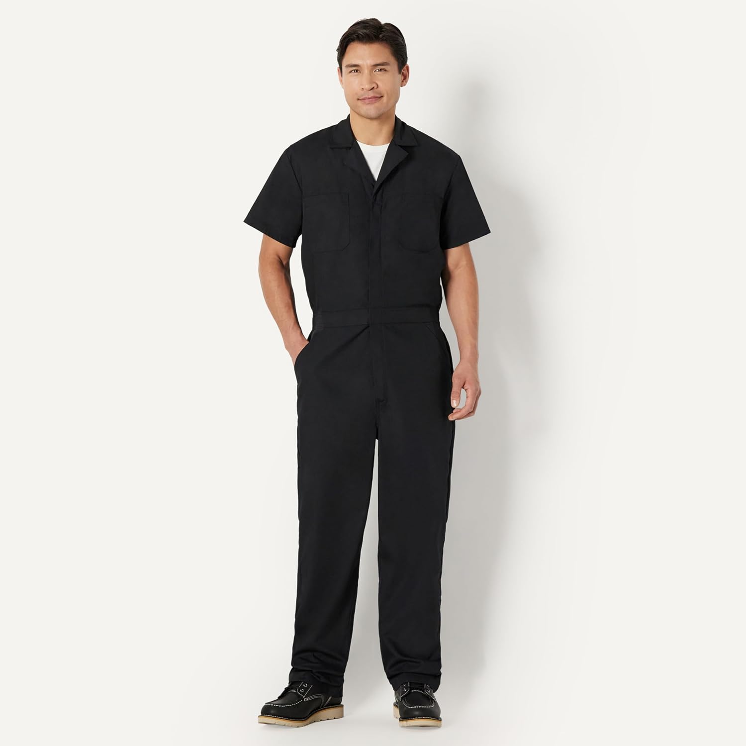 Amazon Basics Men's Relaxed Fit Short Sleeve Workwear Coveralls - Image 5