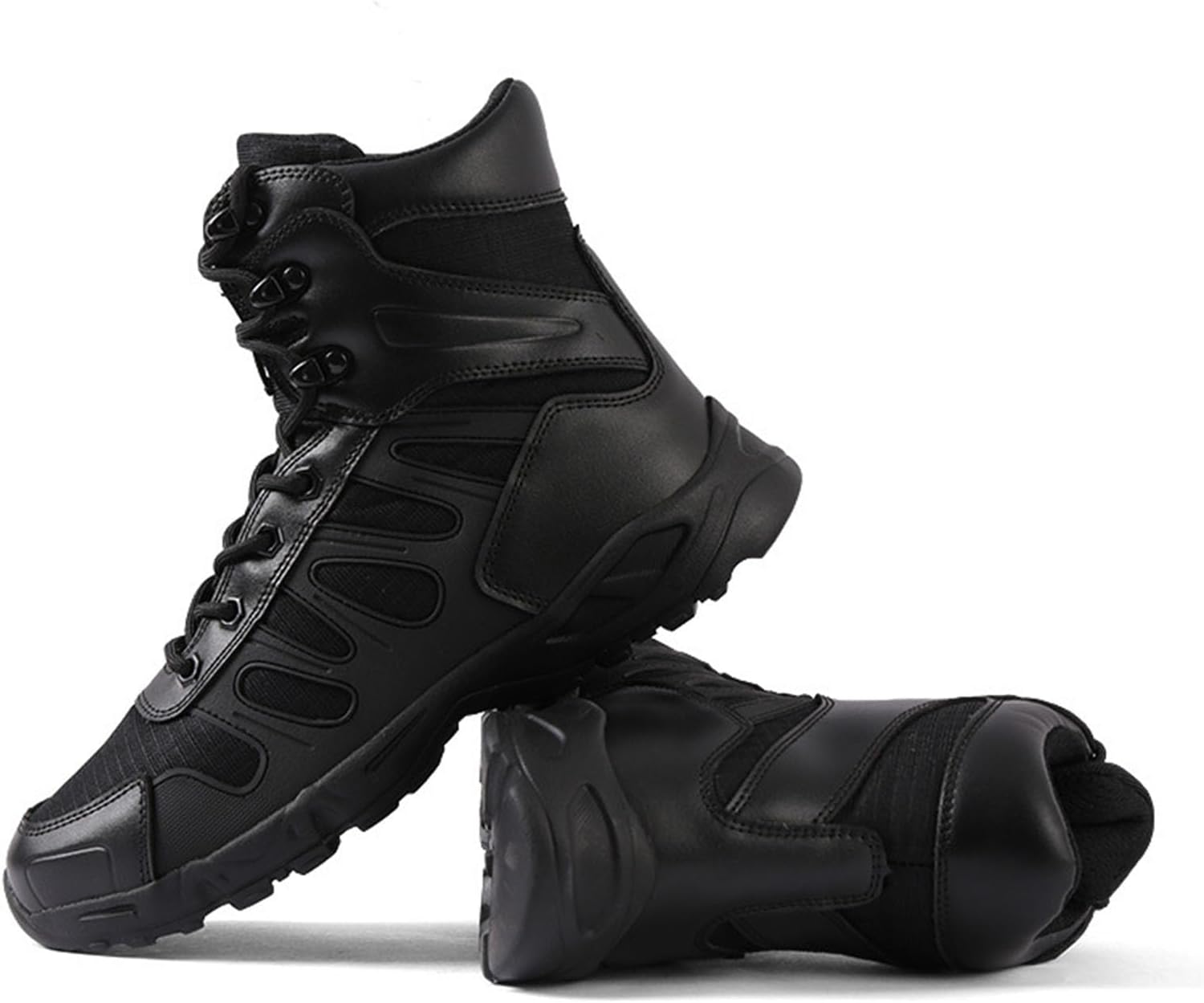 Men's Military Tactical Combat Boots Wear-Resistant Waterproof Desert Shoes Outdoor Combat Boots Non-Slip Camping Hiking Boots