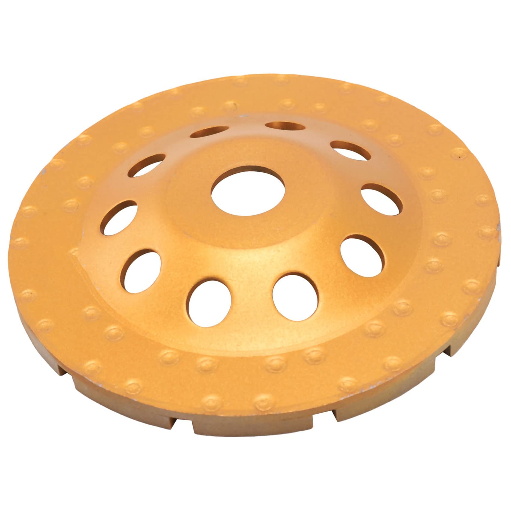 3piezas 150 mm 7 Pulgadas Diamante Segmento de 2 Muela Abrasiva Disco de Lijado Lijadora Amoladora Copa Herramientas Abrasivas 22 mm Agujero para Concreto Granito