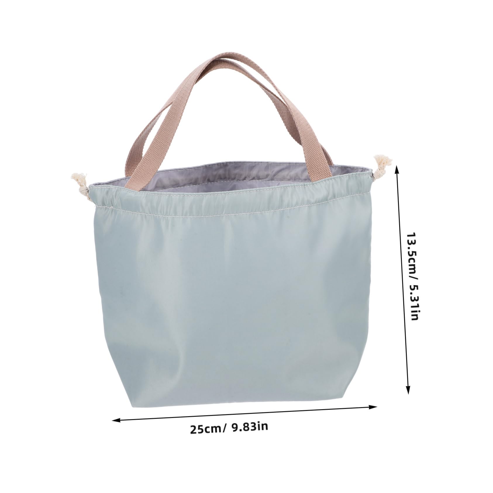 IMIKEYA Borsa Pranzo Sacchetto Multiuso Con Design Coulisse Per Ufficio Picnic e Viaggi Capacità