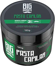 Pasta Capilar Big Barber 150g - Fixação Média Nível 2, Efeito Matte Profissional, Modelador de Cabelo Masculino
