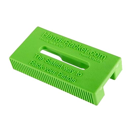 Handi-Racker Slide Rack Assist Gun Tool - Easily Rack Your Semi-Automatic Handguns, Clear Jams, Load or Unload Rounds, & Field Stripping - Safest Way to Rack Your Pistol with Limited Arm/Hand Strength