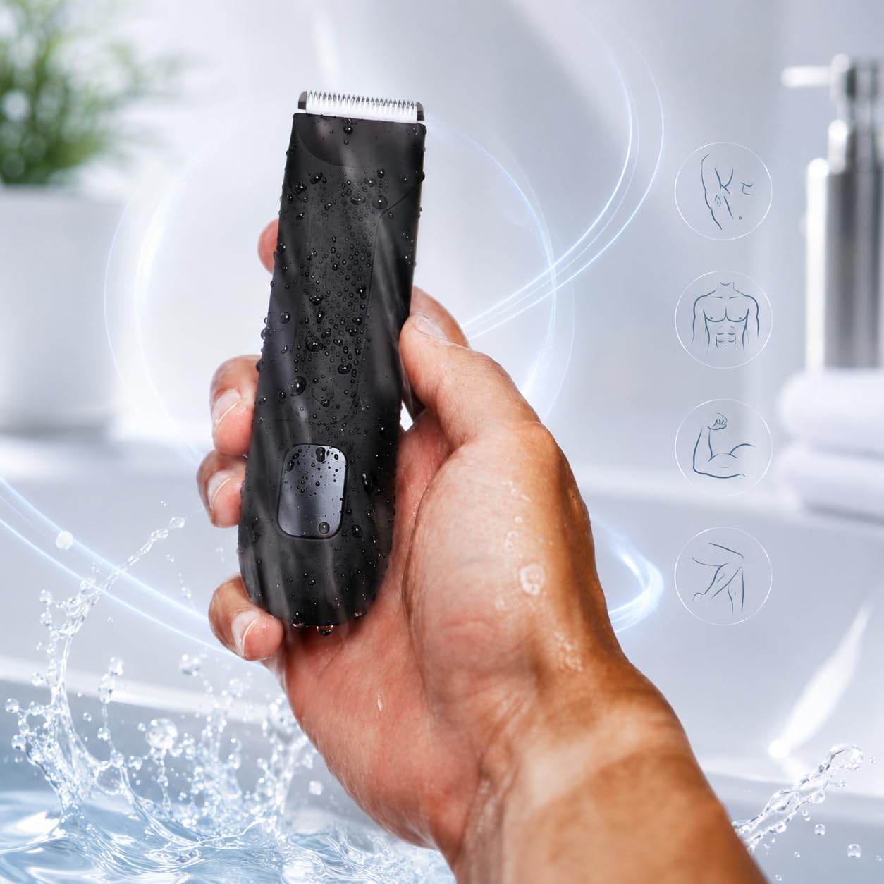 Balls Club Der Chairman Intimrasierer Für Body Und Busch Wasserdichter Body Trimmer Für Dusche Reise Und Alltag
