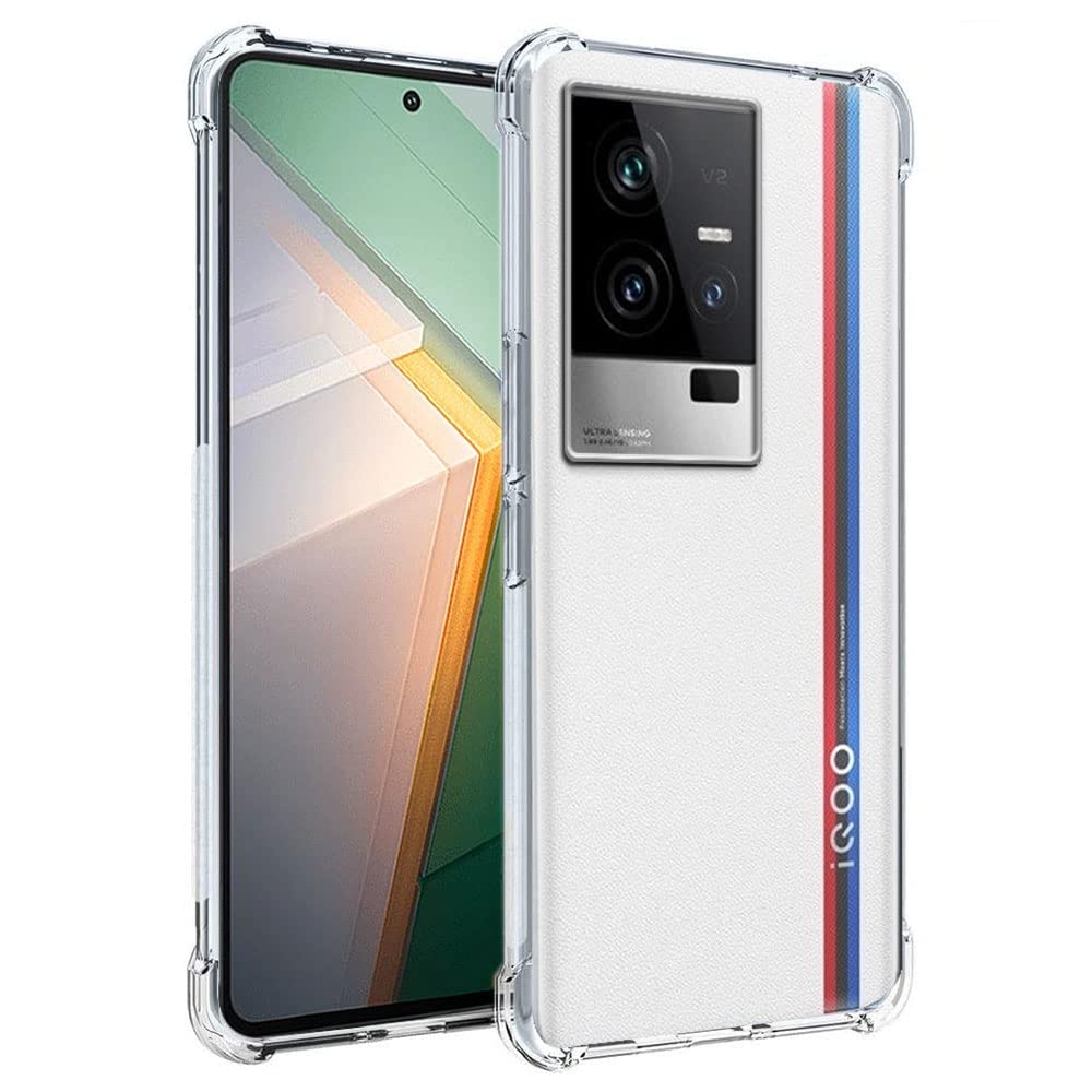 TheGiftKart Transparent Crystal Clear Back Cover Case for iQOO 11 5G | Shockproof Soft TPU Case | Cushioned Edges for Ultimate Protection Back Cover Case for iQOO 11 5G (Transparent) (B0BS62XJ3V) Amazon Price History, Amazon Price Tracker