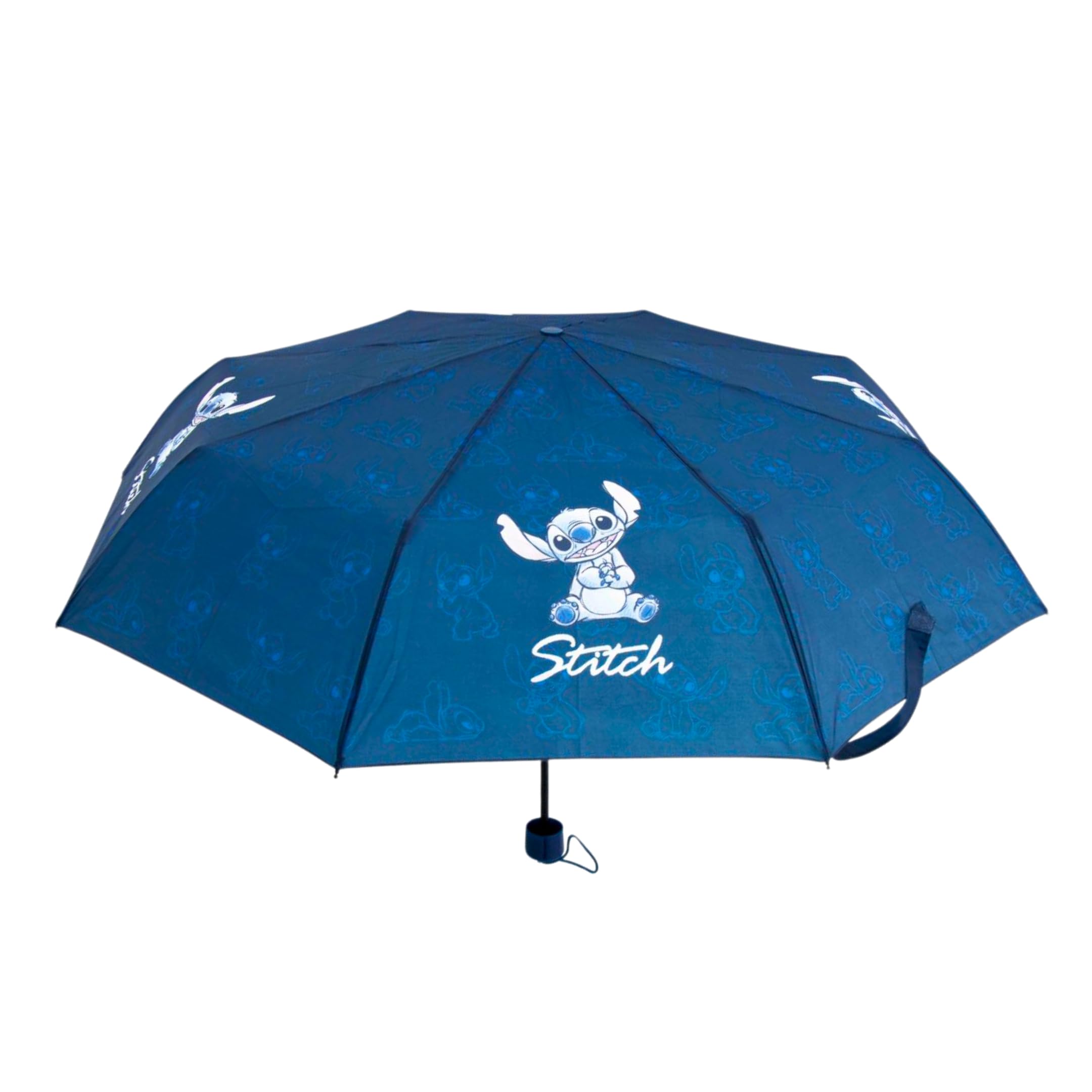 Disney Girls Blue Stitch Umbrella For Compact Structure And Folding High Strength Classic Umbrella For And Teenagers,