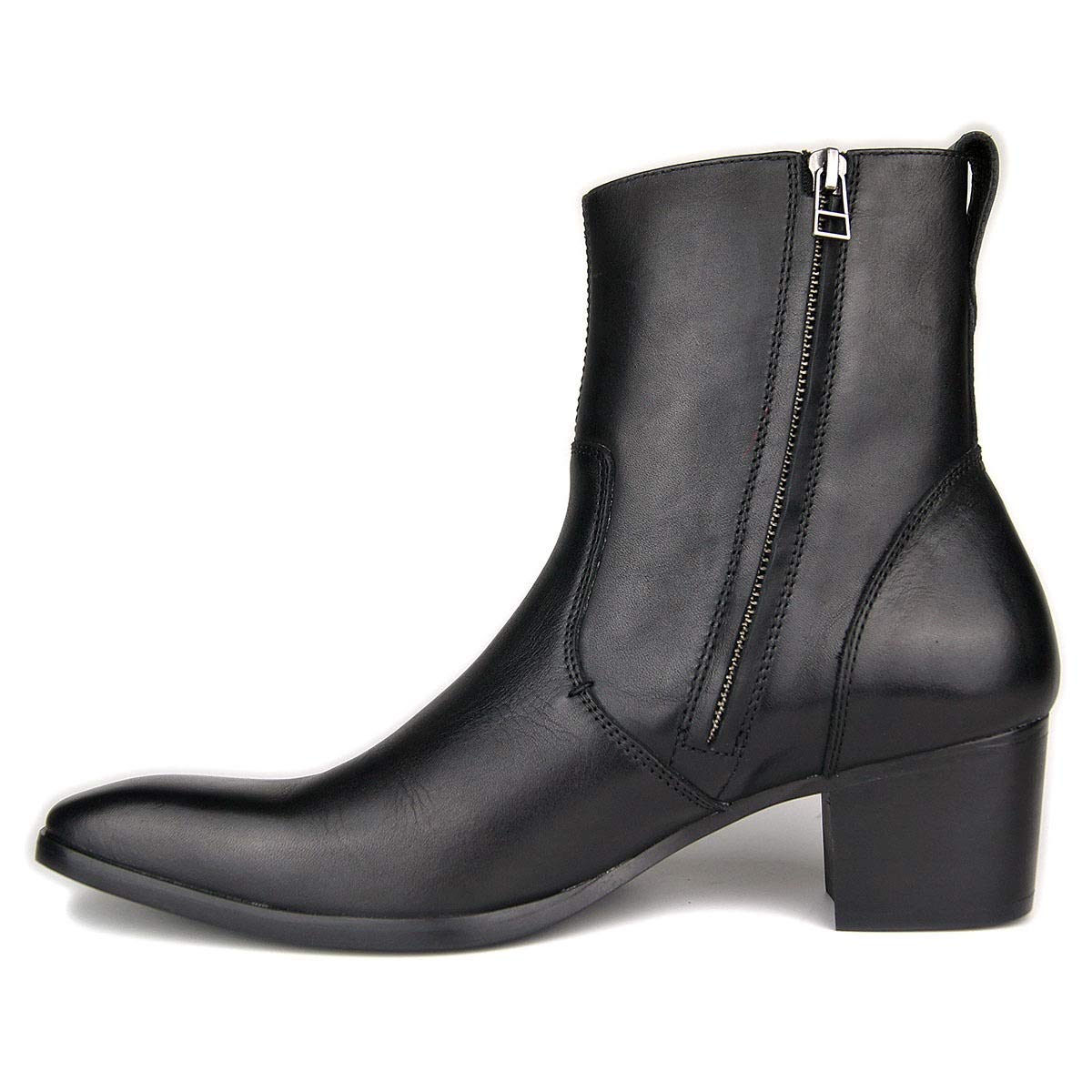 Rui Landed Ankle Boot for Men High Top Boot Slip On Style Genuine Leather Sz 44 Amazon.com: Rui Landed Ankle Boot for Men High Top Boot Slip  main image 2