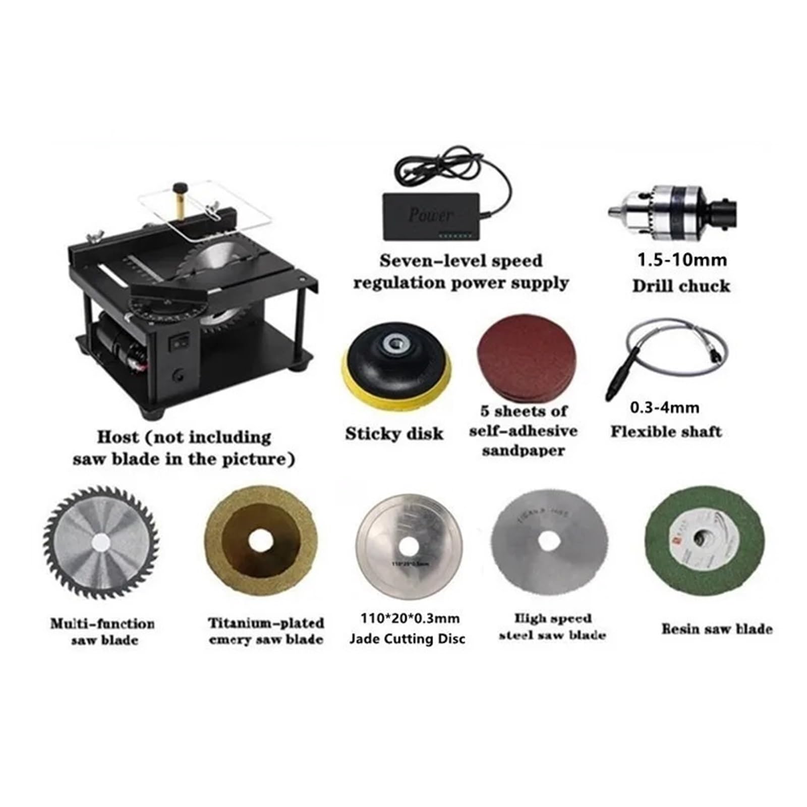 12V-24V 35MM Piła Stołowa Do Cięcia Mini Pilarka Stołowa Elektryczna Maszyna Do Cięcia Z Tarczą Szlifierską O Regulowanej Prędkości Precyzyjne CięCie