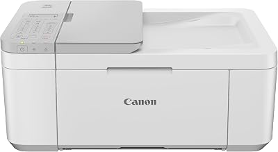 Canon PIXMA TR4756i Multifunktionsdrucker 4in1 (Tintenstrahl, Drucken, Kopieren, Scannen, Faxen, A4, WLAN, Apple AirPrint, 20 Blatt ADF, Duplexdruck, kompatibel mit Pixma Print Plan ABO) weiß
