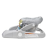 Vista 6 de Bright Starts - Asiento de piso de 2 posiciones para aprender a sentarse (gris jaspeado), sienta a tu bebé en esta silla ajustable para actividades