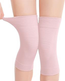JUMISEE 1 Pair Compression Knee Sleeve for Men Women, Stretchy Knee Brace Leg Warmer Knee Support for Running Pain Relief Arthritis Rheumatism