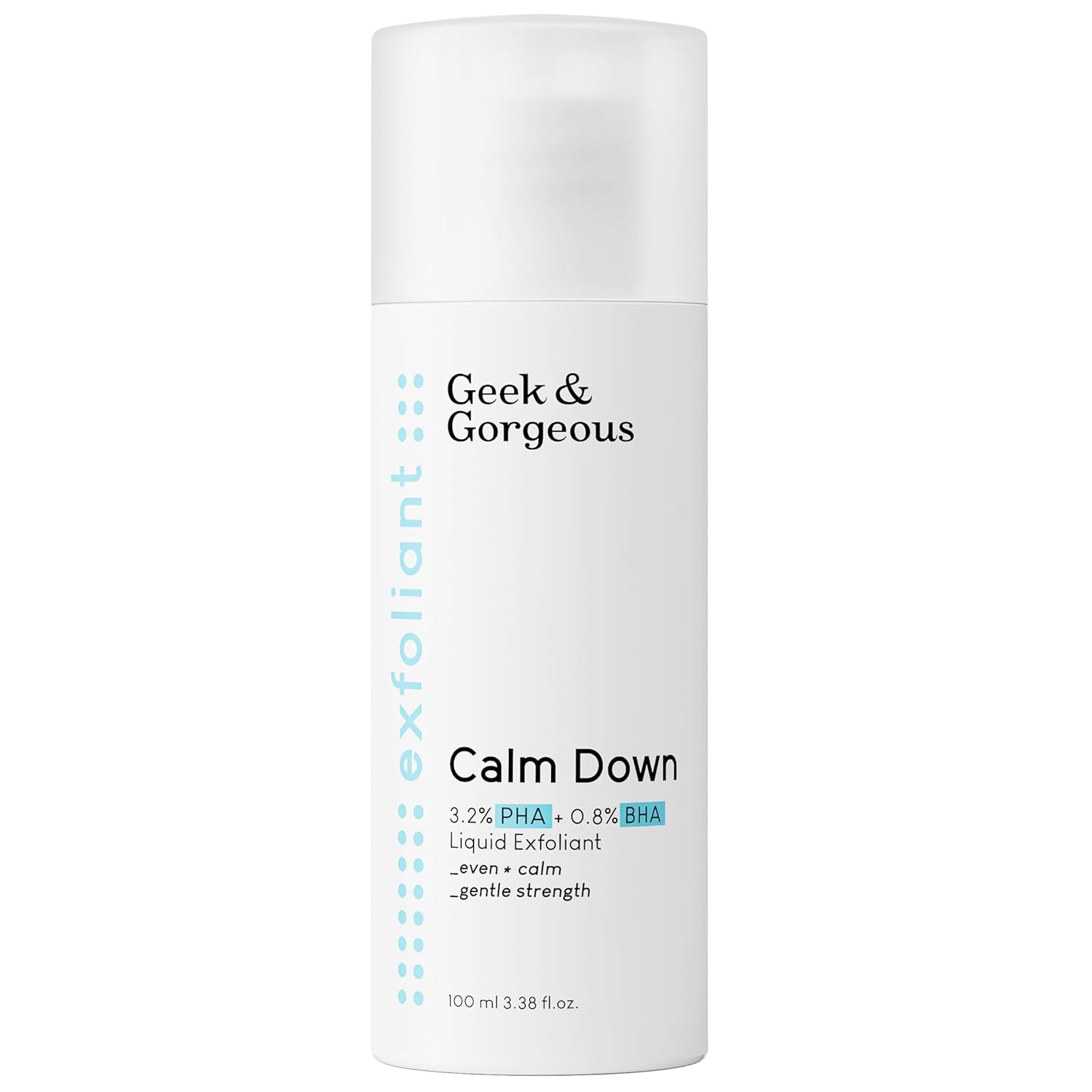 Geek & Gorgeous Calm Down 4% PHA + BHA Liquid 100ml
