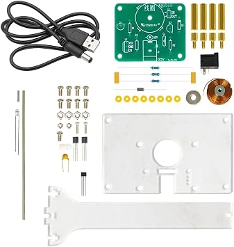 DC5V Electromagnetic Swing Science Kit with LED Light for Educational Fun