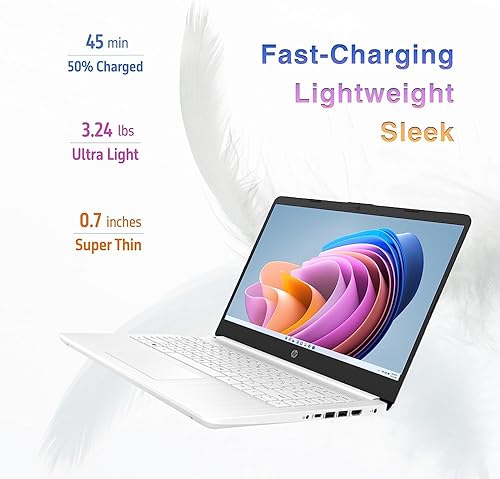 Miniatura 4 de HP Stream - Laptop HD delgada y ligera de 14 pulgadas, Intel Celeron N4120, 16 GB de RAM, 64 GB de almacenamiento eMMC, batería de larga duración,