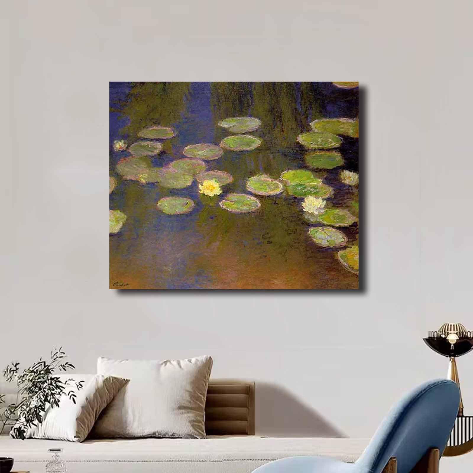 額装済/Water Lilies/クロード モネ/ポスター/インテリア/アート 額装済/Water Lilies/クロード モネ/ポスター/インテリア/アート