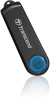 Transcend JetFlash 220-4 GB Biometric USB 2.0 Flash Drive TS4GJF220 (Royal Blue)