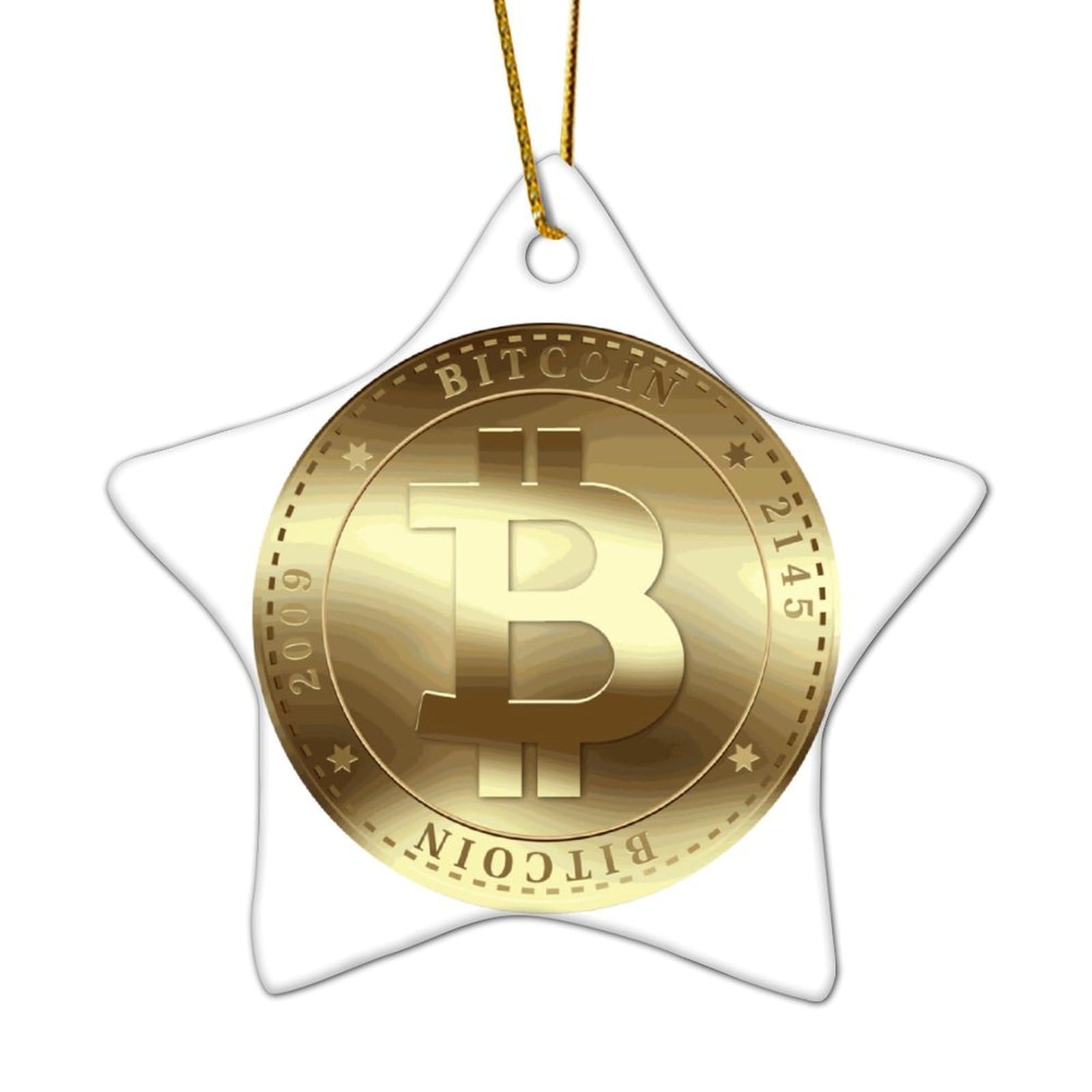 Amazon.com: Zyadsinoudor Adornos colgantes de Navidad Bitcoin, adorno de  cerámica para amantes del dinero, 3 pulgadas, dos caras, moneda, billetes,  dinero en efectivo, billete, adorno de moda, decoración de árbol de Navidad