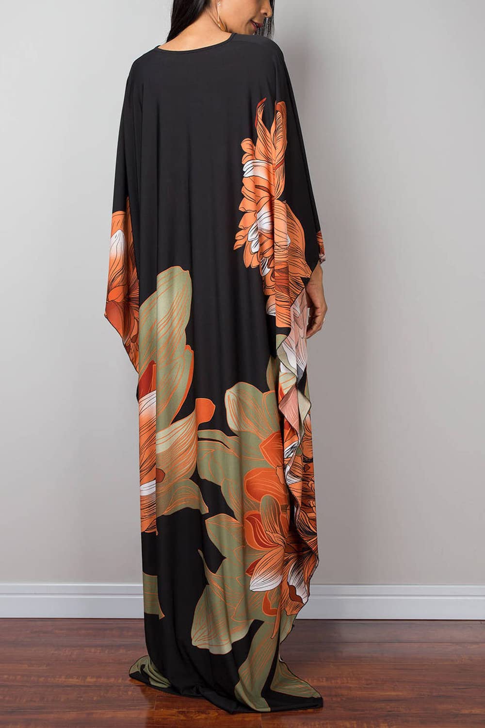 Femmes D'éTé Longue Caftan Maxi Robe BohèMe Plage Coverups Bikini Robe Loungewear Taille Unique