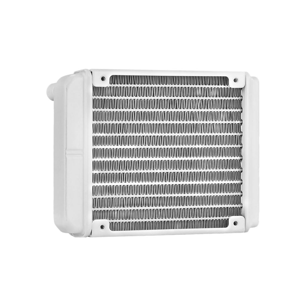 Aerocool MIRAGEL120W, Raffreddamento a Liquido per CPU, Ventola ARGB da 120 mm, TDP 200W, Bianco
