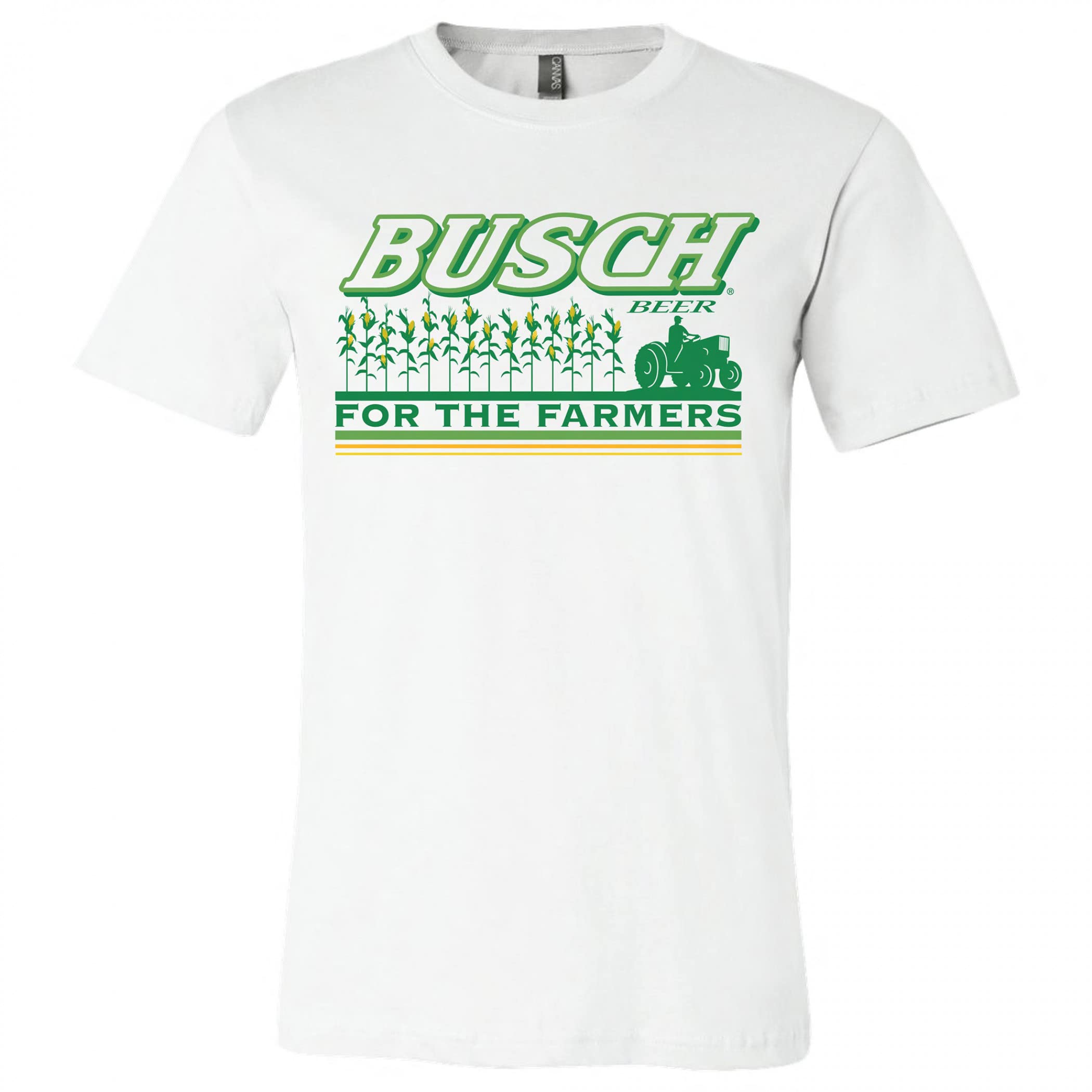 Busch Beer for The Farmers White T-Shirt