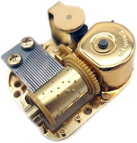 Once upom a December Musical Movement for DIY Music Box Sankyo Wind Up Movimiento musical de 18 notas chapado en oro mecanismo de reloj para caja